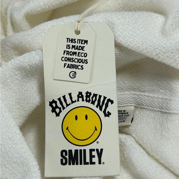 Billabong 🌸Floral Graphic White Hoodie - Picture 7 of 12